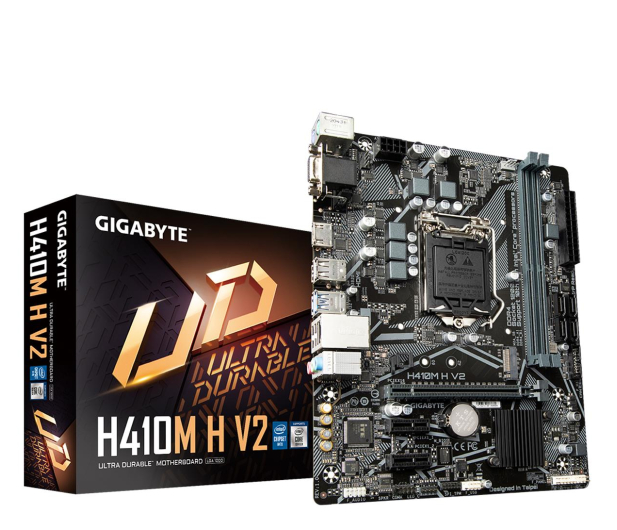 GIGABYTE Płyta główna H410M H V2 s1200 2DDR4 HDMI/D-SUB M.2 mATX - 1071819 - zdjęcie
